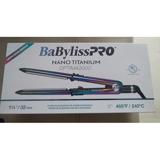 Plancha De Cabello Babylisspro Mano Titanium Óptima 3000