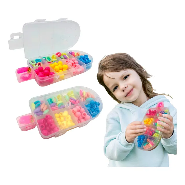 Juego Armar Pulseras Collares Cadenas Diversion Niñas