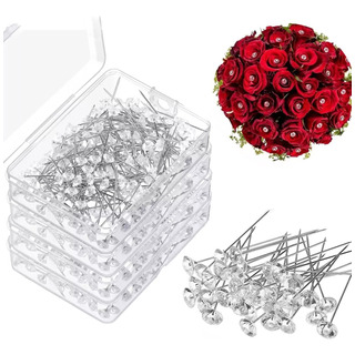 800 Piezas Alfileres Forma De Diamante Pins Boda Ojales Ramo 800 Piezas Alfileres Forma De Diamante Pins Boda Ojales Ramo