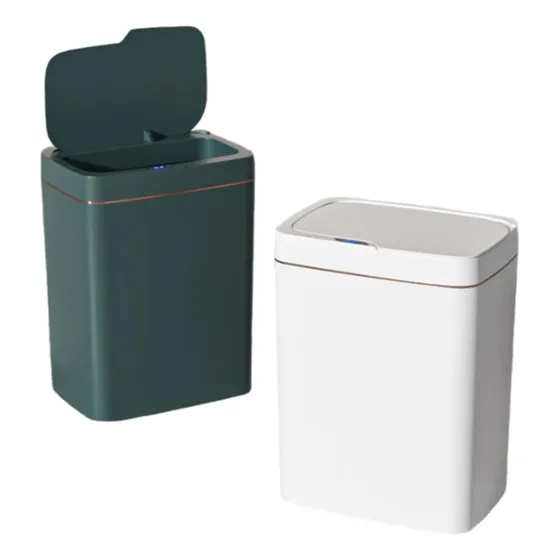 Bote De Basura Con Sensor Led Inteligente Silencioso 18l