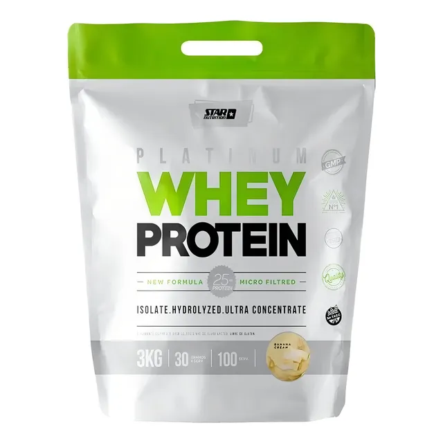 Suplemento en polvo Star Nutrition Proteínas sabor banana cream x 3kg
