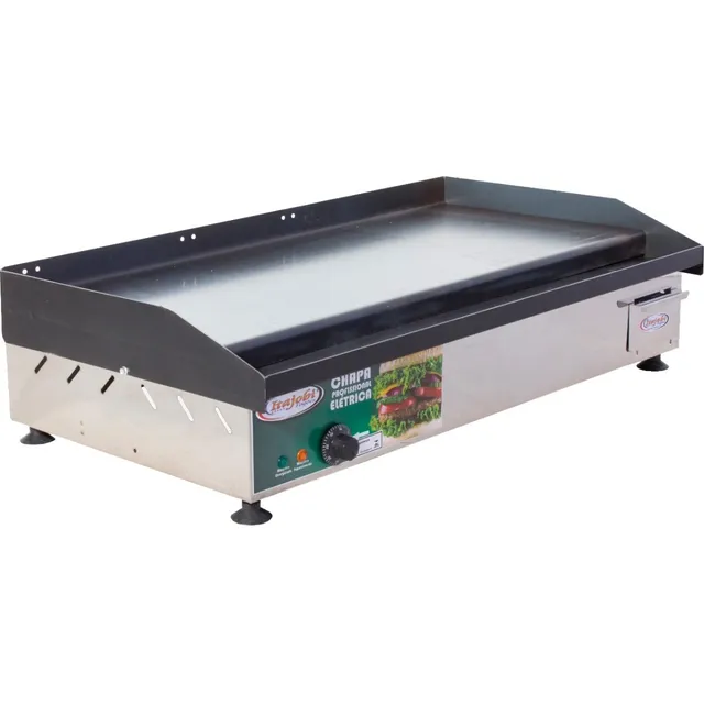 Chapa Lanche Profissional 65x47 Eletrica 220v Inox Itajobi