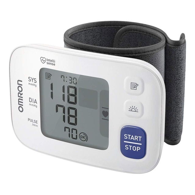 Aparelho Medidor De Pressão Digital Pulso Hem-6181 Omron Cor Branco Aparelho Medidor De Pressão Digital Pulso Hem-6181 Omron Cor Branco