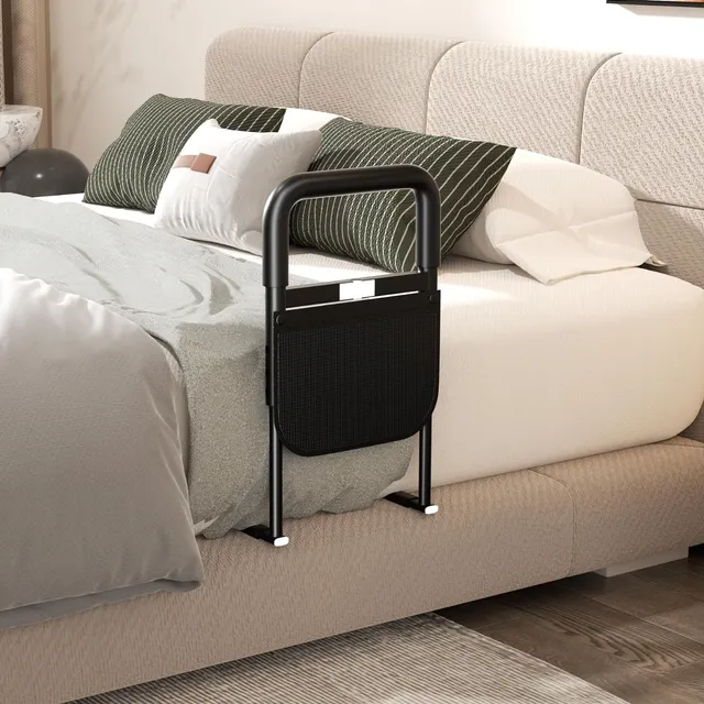 Rieles De Cama Adultos Mayores: Altura Ajustable Bastó...