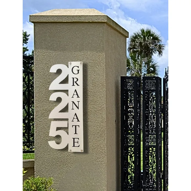 Número Residencial Aluminio Grande