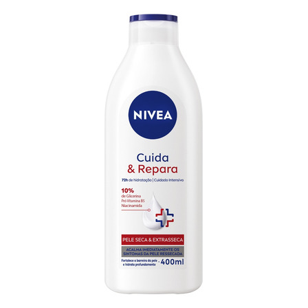 Nivea Hidratante Corporal Cuida & Repara 400ml Neutra Nivea Hidratante Corporal Cuida & Repara 400ml Neutra