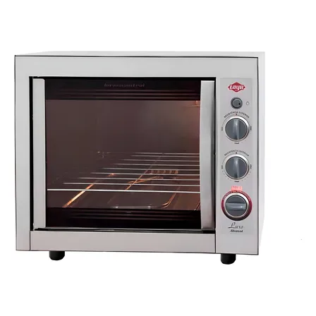 Forno De Bancada Elétrico Layr Advanced Luxo Inox 2.4 46l Aço Inoxidável