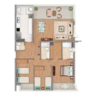 3 dormitorios  |  3 baños