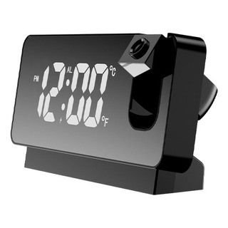 Reloj Digital Led Con Alarma De Proyección De 360 Grados, Fl Reloj Digital Led Con Alarma De Proyección De 360 Grados, Fl