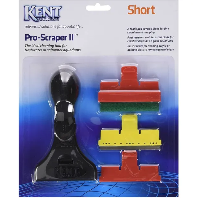 Limpia Vidrios Acuario Kent Marine Pro Scrapper 4 Piezas 
