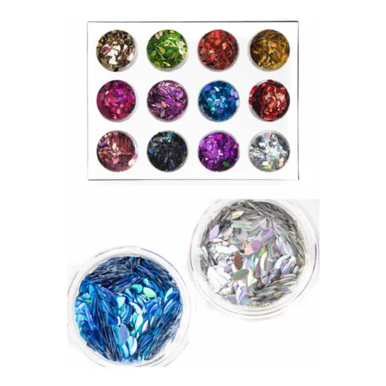 Glitter Strass Formas Decoración Uñas Nail X12
