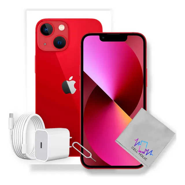 Apple Iphone 13 Mini (128 Gb) - (product)red Caja Original Rojo (Reacondicionado)