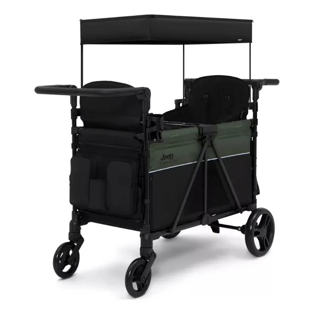 Cochecito De Bebé Jeep Aries Delta Children Negro Y Verde