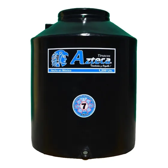 Tinaco Agua 1200 Litros Negro Bicapa Azteca Entrega Puebla