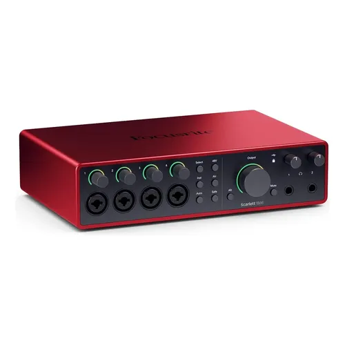 Interface De Áudio Focusrite Scarlett 4i4 4th Gen | Parcelamento