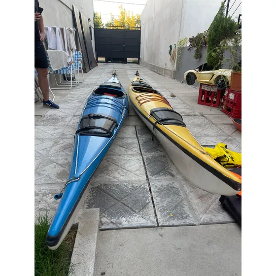Kayak Fibra De Vidrio Azores Sioux 4.80 Mt Con Timonel