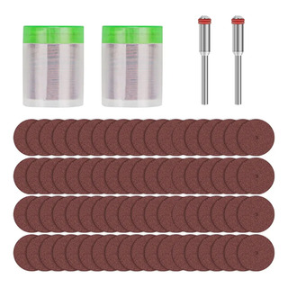 Kit 60 Discos De Corte 24mm Com 2 Haste 3mm Micro Retíficas Kit 60 Discos De Corte 24mm Com 2 Haste 3mm Micro Retíficas