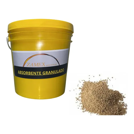 Absorbente Mineral Industrial Granulado Tacho 10 Lt-derrames