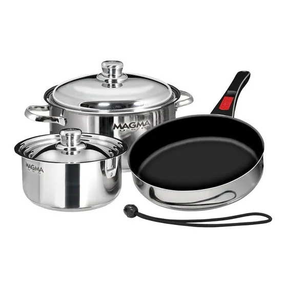Utensilio Cocina Para Induccion 7 Pieza Color Negro