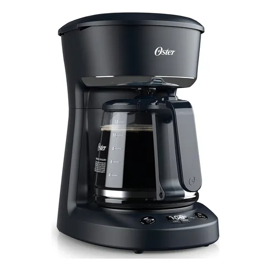 Oster® Cafetera, Programable, Con Capacidad De 12 Tazas, Negra, Bvstdcp12b