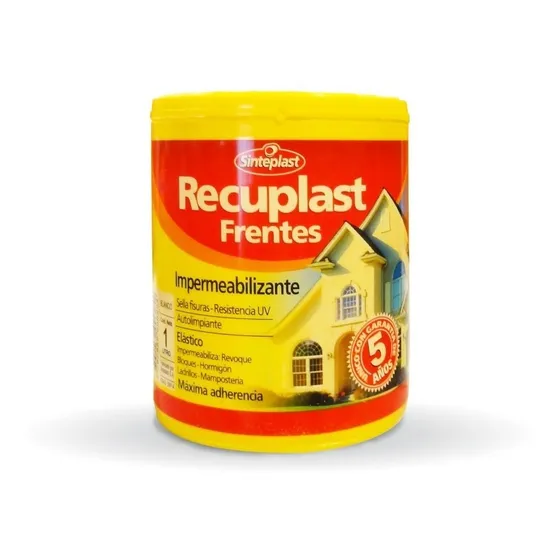 Recuplast Frentes Pintura Impermeabilizante 1 Lts Prestigio Blanco