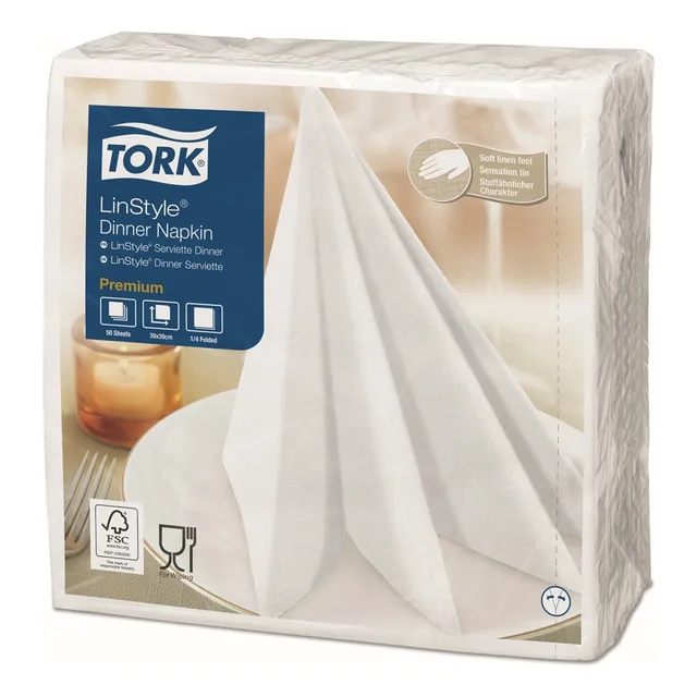 Servilleta De Tela Tork Linstyle X 50un
