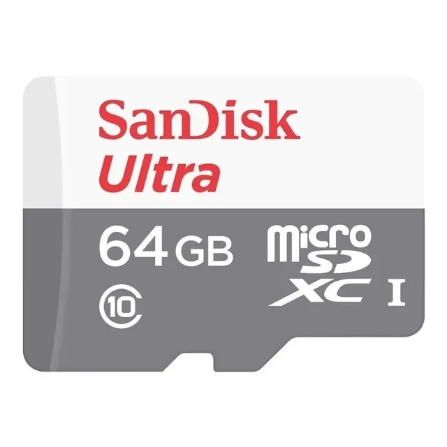 Tarjeta de memoria SanDisk SDSQUNS-064G-GN3MA Ultra con adaptador SD 64GB