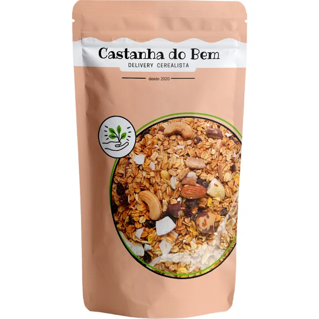 Granola De Cereais Zero Açúcar 1kg - Frutas E Castanhas