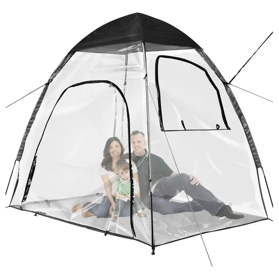 Tienda Campaña Transparente Invernadero Sitio Casa Pvc Vista