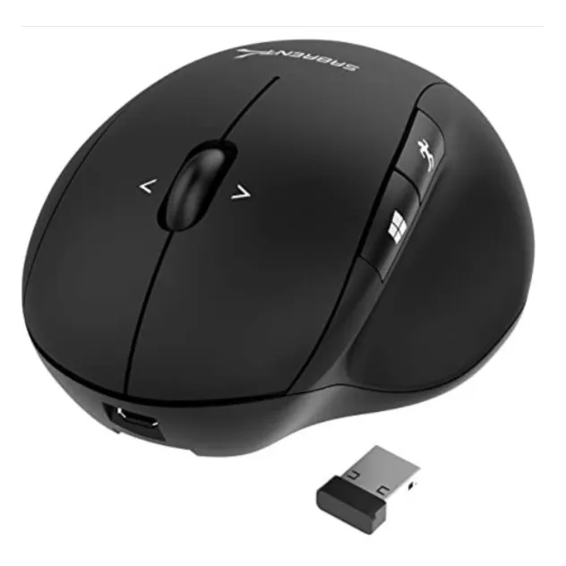 Ratón Inalámbrico Recargable Ergonómico
