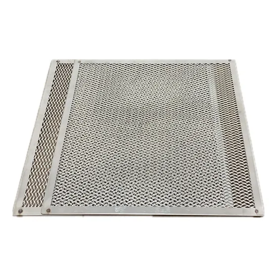 Kit 2 Telas Quadrada Para Pizza 50 Cm Em Inox