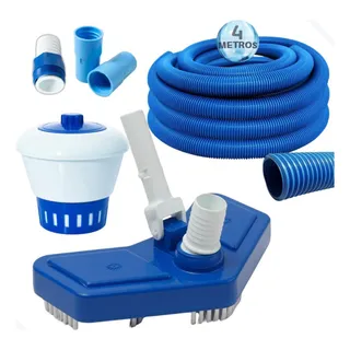 Kit Limpeza Piscina Bestway Intex Mor Aspirador Clorador Kit Limpeza Piscina Bestway Intex Mor Aspirador Clorador