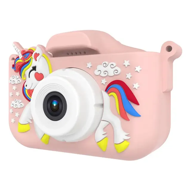 Camara Digital Foto Y Video Para Niños Con Pantalla Y Correa
