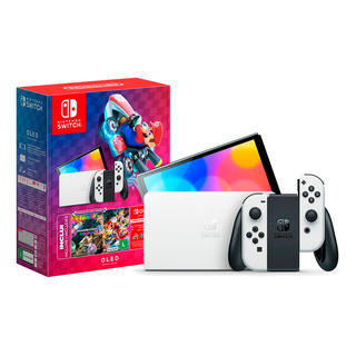 Console Nintendo Switch Oled 64gb Branco Mario Kart 8 Deluxe 3 Meses De Assinatura Nintendo Switch Online Console Nintendo Switch Oled 64gb Branco Mario Kart 8 Deluxe 3 Meses De Assinatura Nintendo Switch Online