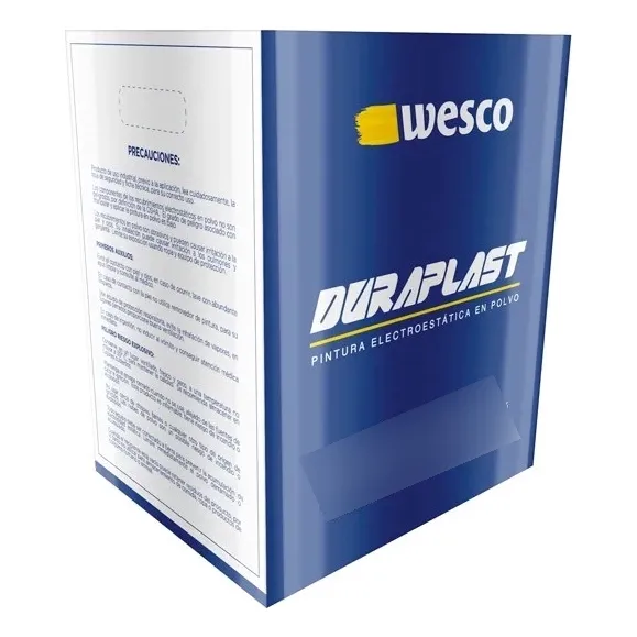 Pintura En Polvo Electroestatica Wesco 25kg Grafito Texturiz