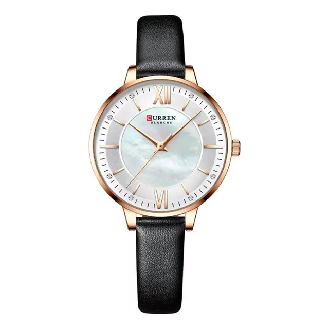  Reloj Marca Curren Modelo 9080 Elegante De Lujo Para Damas