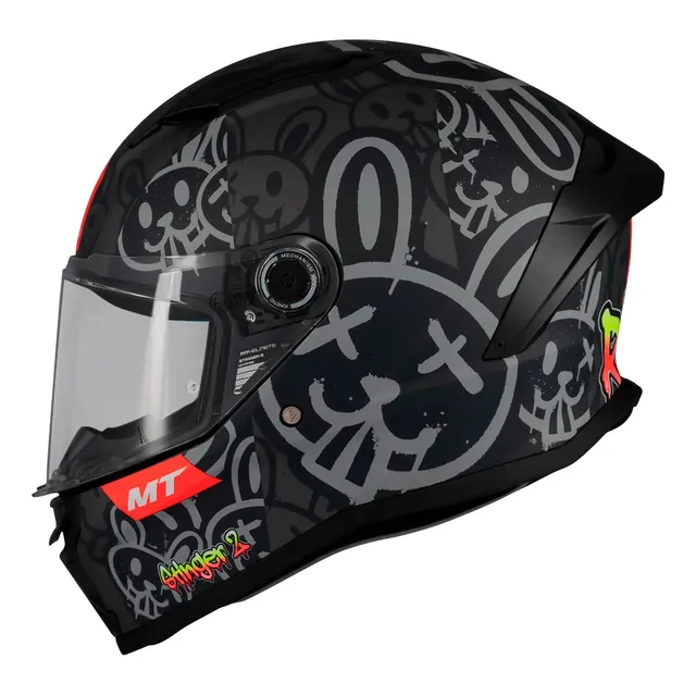 Casco Moto Integral Mt Helmets Stinger 2 Graficas Gaona