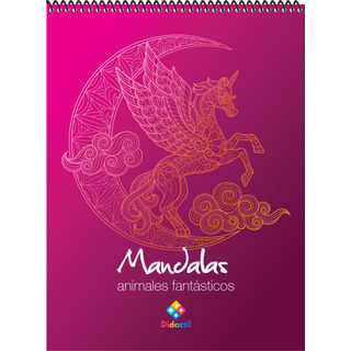 Libro Para Colorear Mándalas Animales Fantásticos Unicornios Libro Para Colorear Mándalas Animales Fantásticos Unicornios