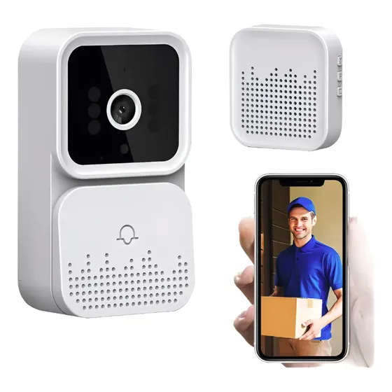 Portero Eléctrico Timbre Smart Video Inalámbrico Wifi Camara