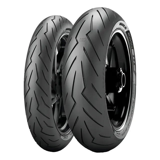 Neumático de moto Pirelli 110/70-17 + 150/60-17 Diablo Rosso 3