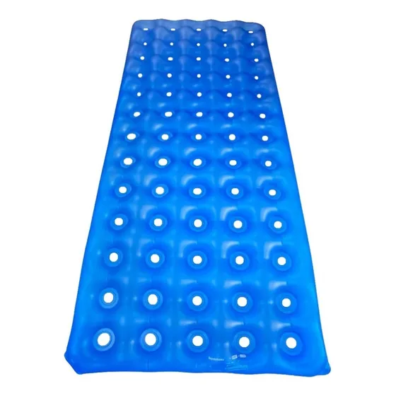 Colchão Caixa De Ovo AquaSonus D´agua Vazado Cor Azul