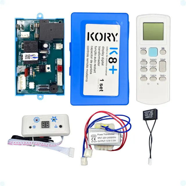 Kit Controle Remoto E Placa Ar Condicionado Split Universal