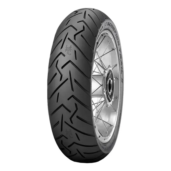 Pneu traseira para moto Pirelli Scorpion Trail II sem câmara de 150/70R17 V 69 x 1 unidade