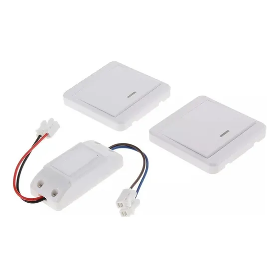 2 Módulo De Interruptor De Controle Remoto Rf Sem Fio Único