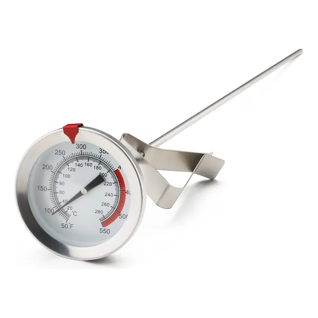 Termómetro Bimetálico Inox Caratura De   2 X12  Largo Cocina