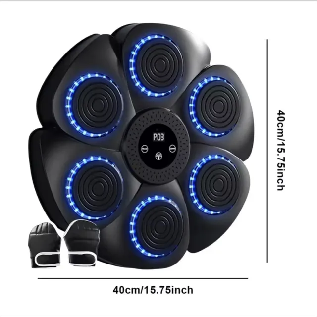 Maquina Boxeo Musical  Ritmica Luces Para Niños Y Adultos