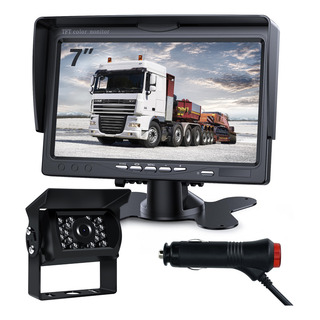 Kit Cámara Reversa Con Monitor 7in De 12v-24v Ips Screen Hd Kit Cámara Reversa Con Monitor 7in De 12v-24v Ips Screen Hd