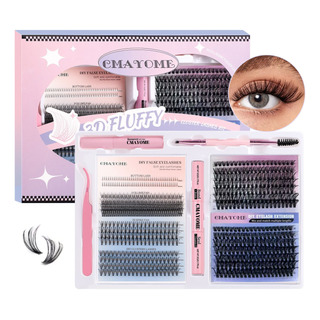 Kit De Extensión De Pestañas Diy Lash Clusters D 5-16mm Mix Kit De Extensión De Pestañas Diy Lash Clusters D 5-16mm Mix