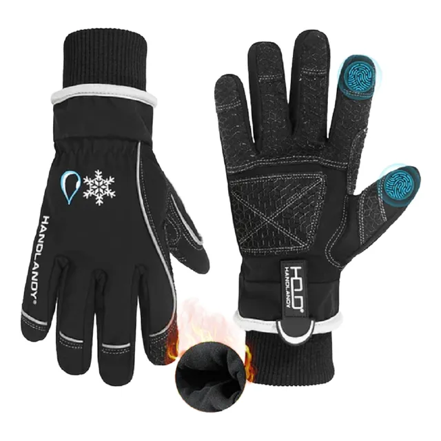 Guantes Moto Handlandy Termicos Impermeables Varios Colores