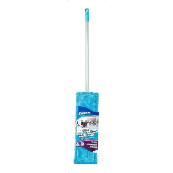 Trapeador mop Binner Microfibra Porcelanato Azul